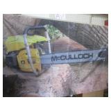 (FS) 3 ft x 5 ft McCulloch Chainsaw...