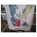 (FS) 3 ft x 5 ft Johnson Sea Horse ...