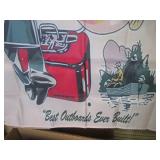 (FS) 3 ft x 5 ft Johnson Sea Horse ...