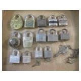 (BS) Assorted Vintage Locks and Uni...