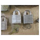 (BS) Assorted Vintage Locks and Uni...