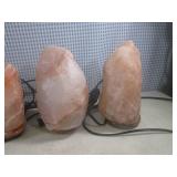 (A-3) 5 Himalayan Salt Lamps - 1 Wo...