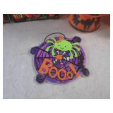 (A-1) 2 Lightup Pumpkins, 2 New Pum...