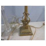 (CSB) 2 Vintage Lamps and Ring Lig...