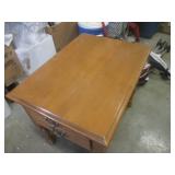 (FRNT) Wood End Table with Drawer 2...