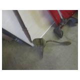 (BS) Antique Planter, Snow Shovel, ...