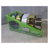 (G-1) Display of 5 New Glass Ashtra...