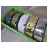 (G-1) Display of 5 New Glass Ashtra...