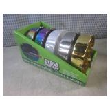 (G-1) Display of 5 New Glass Ashtra...