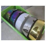 (G-1) Display of 5 New Glass Ashtra...