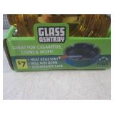 (G-1) Display of 5 New Glass Ashtra...