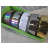 (G-1) Display of 5 New Glass Ashtra...