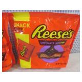 (B-1) 2 Bags of Snack Size Reeses C...