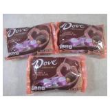 (B-3) 3 Bags of Dove Promises Caram...