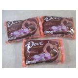 (B-3) 3 Bags of Dove Promises Caram...