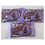 (B-3) 3 Bags of Dove Hearts Milk Ch...