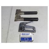 Mixed Lot of Staplers and Staples