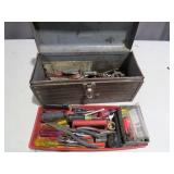 Tool Box with Assorted Hand Tools