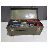 Tool Box with Assorted Hand Tools