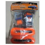 Mixed Lot of New and Used Tie Down Ratchet Straps