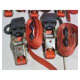 Mixed Lot of New and Used Tie Down Ratchet Straps