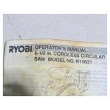 Ryobi R10631 Circular Saw 18v Tool