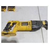 Mixed Lot of Dewalt 18v Tools with Batteries, Chargers and 20V Converter