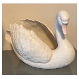 LL  - Vintage Fitz & Floyd Swan Planter