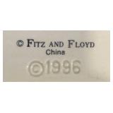 LL  - Fitz & Floyd Herb Garden Canister, Serving Dish and Planter Set