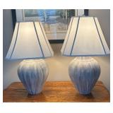 FR - Pair of Drip Glaze Table Lamps