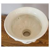 DR - Two Vintage White Ceramic Planters by Haeger and More