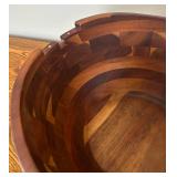 DR - Fabio Viviani Toscana Wooden Serving Bowl with Salad Hands