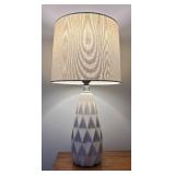 MB - Modern Ceramic Table Lamp with Geometric Design
