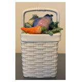 LL  - Fitz & Floyd Vegetable Garden Harvest Ceramic Canister