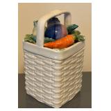 LL  - Fitz & Floyd Vegetable Garden Harvest Ceramic Canister