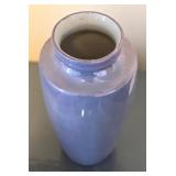 LL  - Vintage Lusterware Lavender Vase and Octagonal Bowl Set with Shimmer Finish