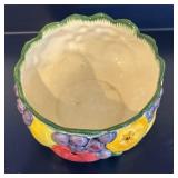 LL  - Fitz & Floyd Fruit Motif Ceramic Collection - Plate, Bowls, Mug and More