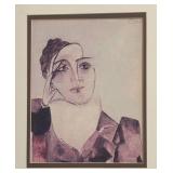 LL  - Framed Picasso Portrait Print