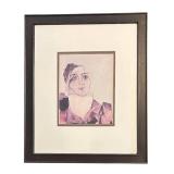 LL  - Framed Picasso Portrait Print