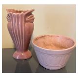 LL  - Vintage Pink Pottery by USA Pottery and More