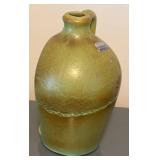 LL  - Vintage Rumrill Pottery Candle Holder Jug