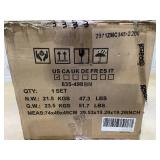 HOMCOM 28" Swivel Bar Height Bar Stools Set of 2, Armless PU Leather Upholstered Barstools Chairs with Nailhead Trim and Wood Legs, Brown (Maybe Missing Hardware)