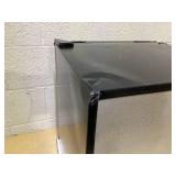 HOMCOM 1.1 Cu.Ft Countertop Mini Freezer, Compact Upright Freezer with Removable Shelves, Silver (Transit Damage)