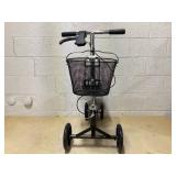 Roscoe Medical Roscoe Knee Scooter (Black) (Missing: 1 wire lock pin)