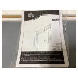 kleankin Over Toilet Bathroom Organizer, Freestanding Over the Toilet Storage Cabinet with Adjustable Shelves, Toilet Rack