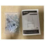 Outsunny PE Rattan Rocking Recliner with Footrest, Gray (Maybe Missing Hardware)