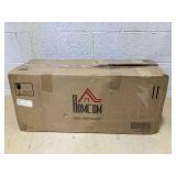 HOMCOM 52" Reversible Indoor Ceiling Fan with Light, Modern Mount LED Lighting Fan with Remote Control, for Bedroom, and Living Room, Gray