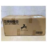 Aosom Kids Ride on Tractor with Back Trailer, Shovel & Rake, Horn, Pedal Go Kart for 3 Years Old, Yellow