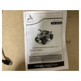 Aosom 6V Kids ATV 4-Wheeler Ride on Car, Electric Motorized Quad Battery Powered Vehicle with Forward/Reverse Switch for 18-36 Months Old Toddlers, Pink (Used, Maybe Missing Hardware)