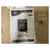 HOMCOM Fireplace Stove, Electric Fireplace Heater with Realistic LED Flames and Logs, 725W/1450W, White 16.25" x 11" x 21.5"